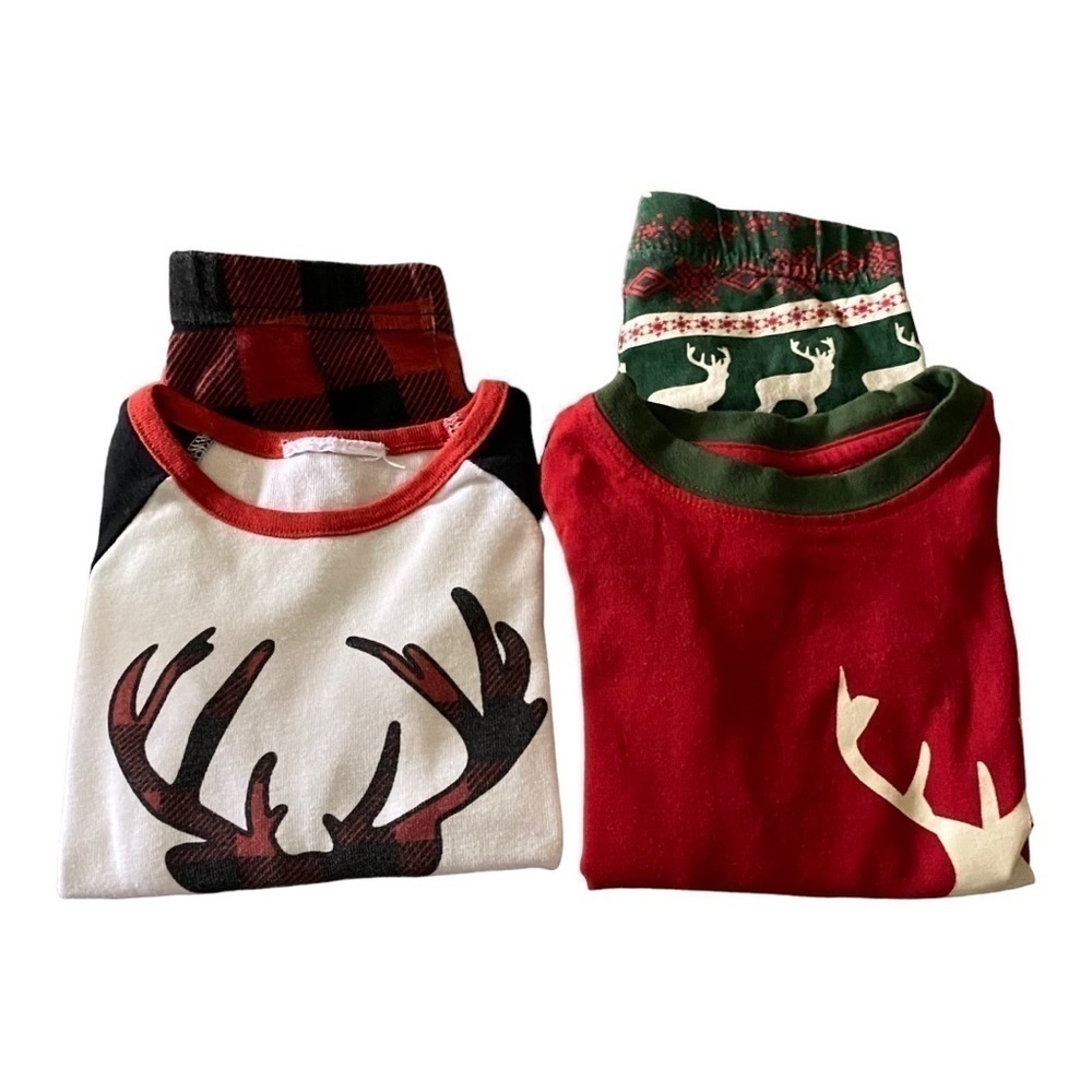 LILY & DAN-TWO PAIR HOLIDAY PAJAMAS-SIZE 2T